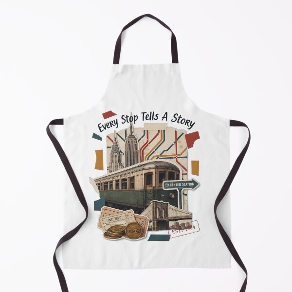 Item preview, Manhattan Subway Vintage Collage Urban Transit Art designed and sold by Mahilis.