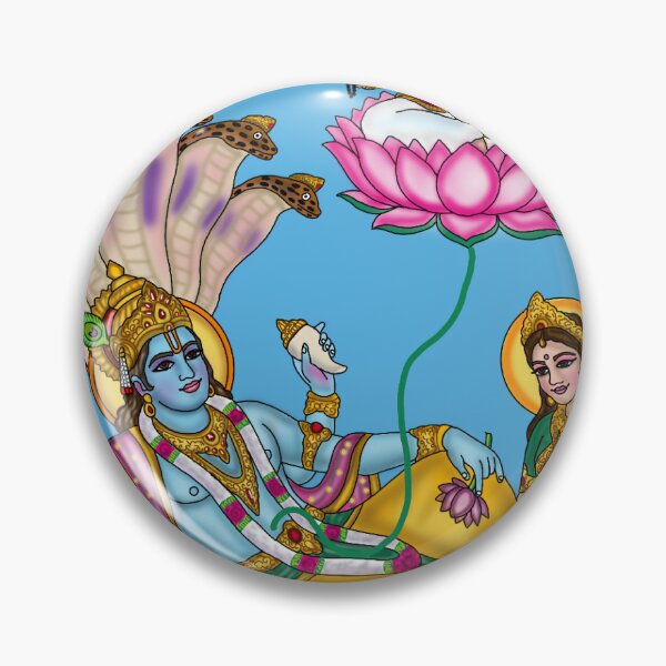 Item preview, Lakshmi Narayan Artwork designed and sold by Harshit_Digital_Arts.