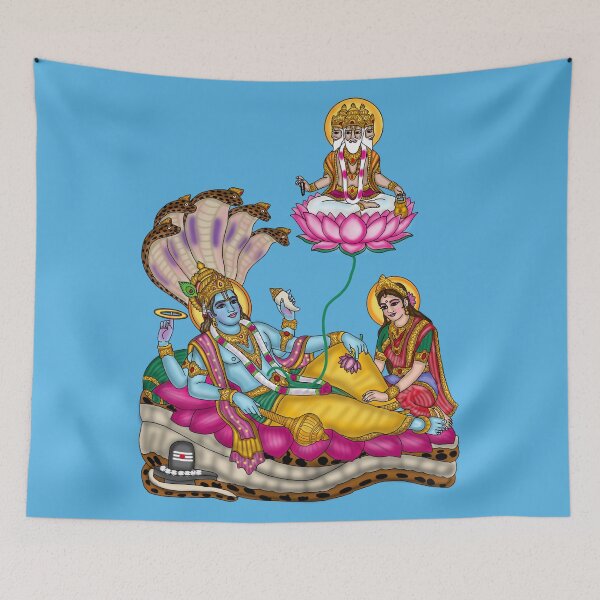 Item preview, Lakshmi Narayan Artwork designed and sold by Harshit_Digital_Arts.