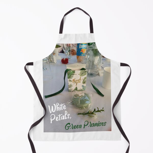 Item preview, White Petals, Green Promises designed and sold by Sibyl-Arts.