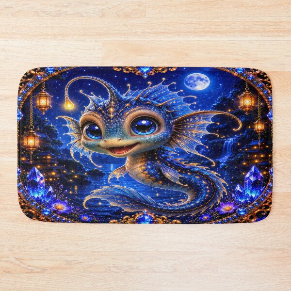 Item preview, Deep Sea Baby Dragon Fish, smile creature designed and sold by MagicPixelFrame.