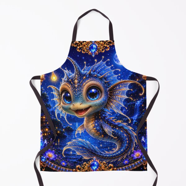 Item preview, Deep Sea Baby Dragon Fish, smile creature designed and sold by MagicPixelFrame.