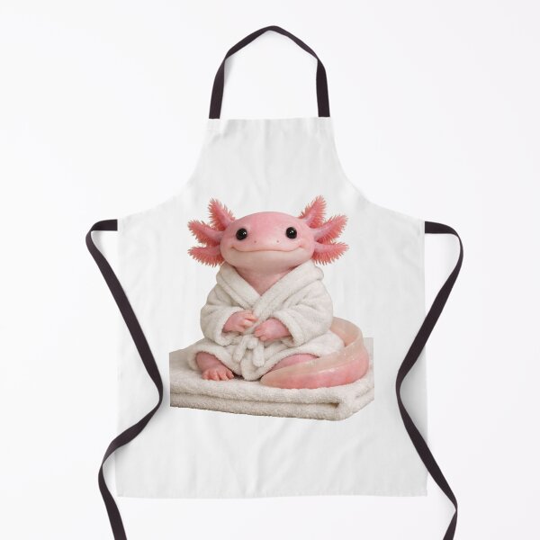 Item preview, Bathrobe Axolotl designed and sold by Sillytoe.