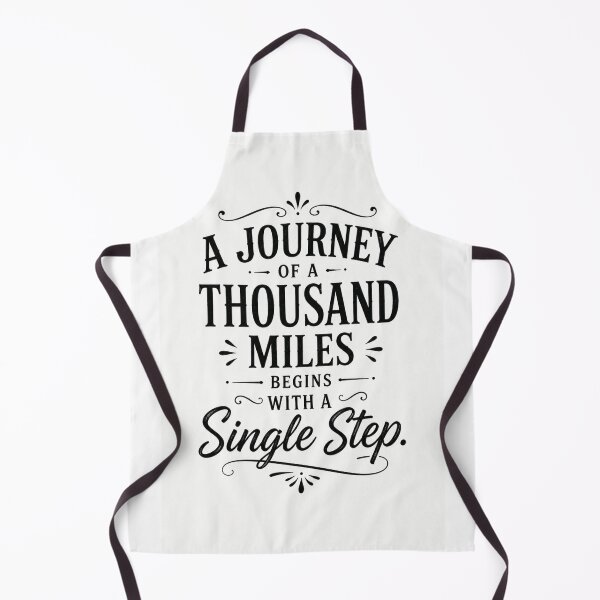 Item preview, A Journey of a Thousand Miles Begins with a Single Step – Inspirational Quote designed and sold by ViralStickShop.