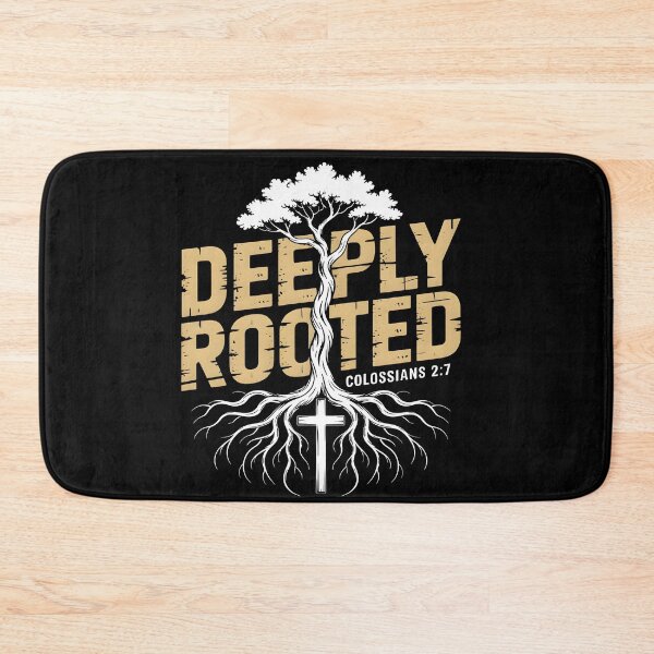 Item preview, Deeply Rooted - Colossians 2:7 Faith Based Graphic Tee designed and sold by ForgedByFaith.