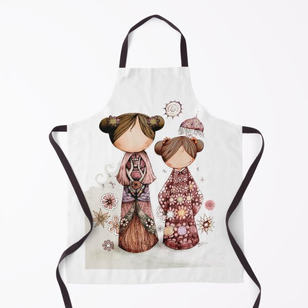 Item preview, Kawaii Kokeshi Garden Geishas designed and sold by Karin Taylor.