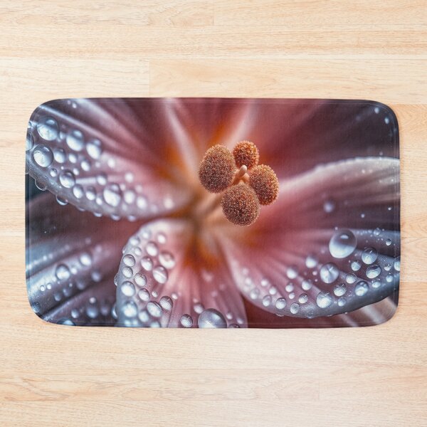 Item preview, Macro Dew Drop Flower Wall Art designed and sold by BeautifulVirtues.