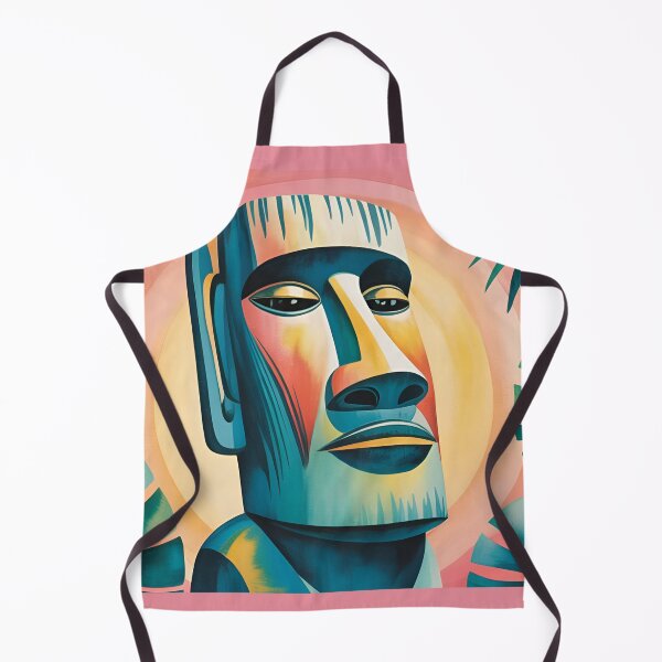 Item preview, Modern Moai Tropical Watercolor designed and sold by CAutumnTrapp.