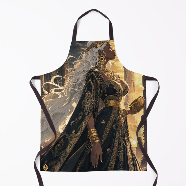 Item preview, Spirit of Yemoja | Afrocentric Ocean Goddess Anime Illustration designed and sold by Collision19.
