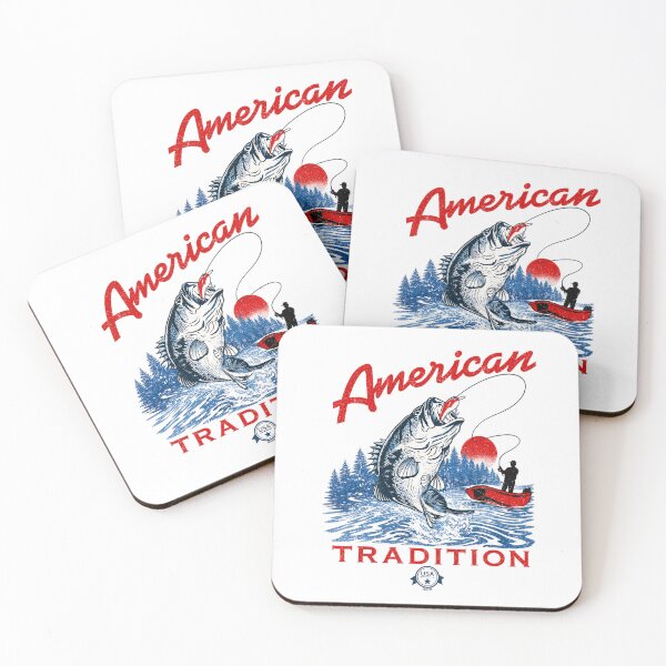 Item preview, American Fishing Tradition Vintage Bass Design designed and sold by gahteeriffico.