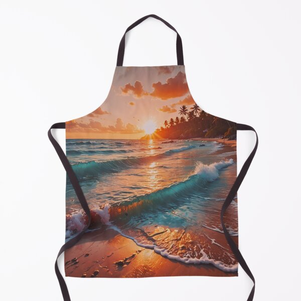 Item preview, Tropical Sunset Beach Art designed and sold by BeautifulVirtues.