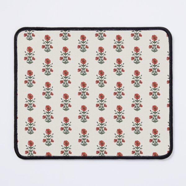 Item preview, Zinnia Block Print Floral designed and sold by Sierra Bailey Co..