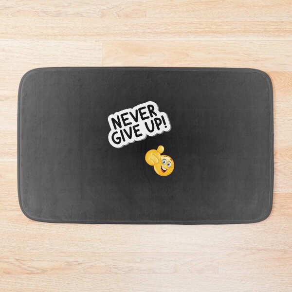 Item preview, NEVER GIVE UP designed and sold by EDUCATION & FESTIVAL.