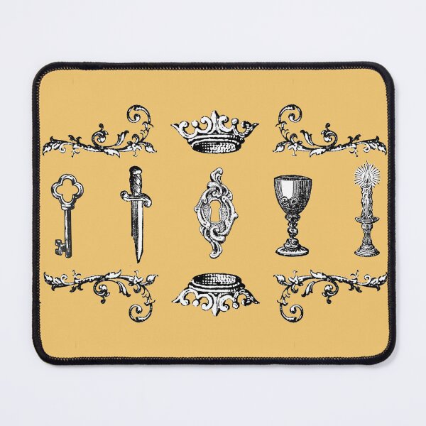 Item preview, Medieval Revival Pattern (gold) designed and sold by EmiliaMoscovich.