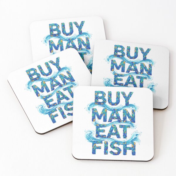 Item preview, Buy a Man Eat Fish, He Day, Teach Fish Man, To A Lifetime  designed and sold by Uglyandcute.