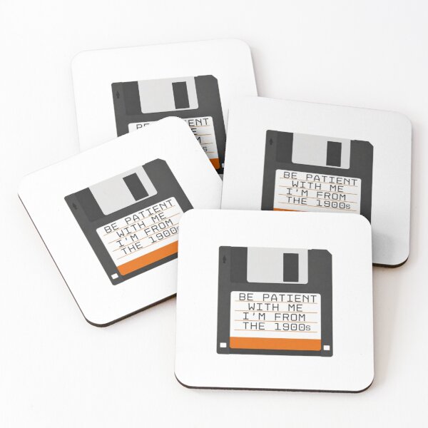 Item preview, Be Patient With Me I'm From the 1900s, Funny Millennial, Retro Floppy Disk designed and sold by stzl26.