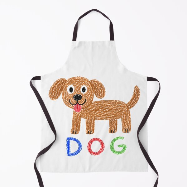 Item preview, DOG | Childlike Crayon Puppy Illustration designed and sold by Stubblejumper Artworks.