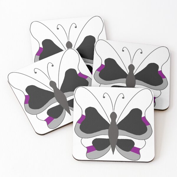 Item preview, Demisexual Pride butterflies designed and sold by Celeste Bocchicchio-Chaudhri.