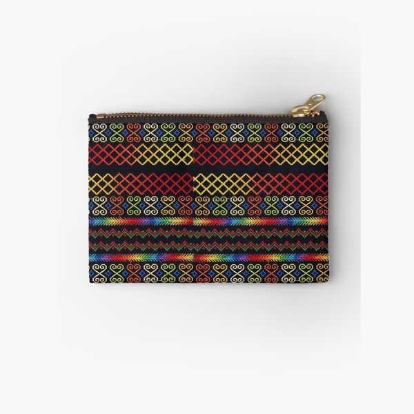 Item preview, Traditional Ethnic Textile Pattern - Handmade Multicolor Geometric Design designed and sold by ElementoVisual.
