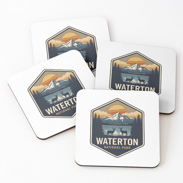 Item preview, Waterton National Park Travel Hiking Outdoors Adventure Wildlife designed and sold by Simsimah26Parks.