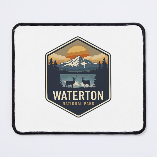 Item preview, Waterton National Park Travel Hiking Outdoors Adventure Wildlife designed and sold by Simsimah26Parks.