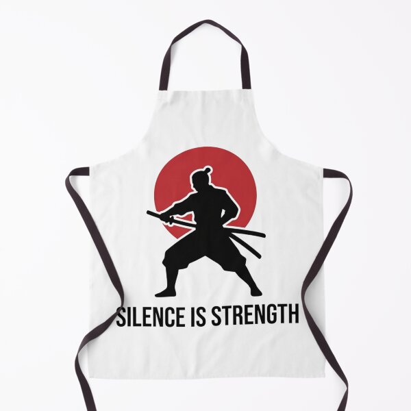 Item preview, Silent Samurai Shirt – Silence Is Strength Anime Inspired Streetwear Tee designed and sold by AD-NOVA!!!.
