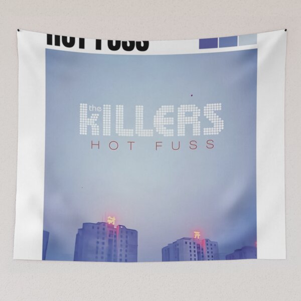 Item preview, Hot Fuss The Killers Newspaper Lyrics Album Cover designed and sold by Edna W Lehoux.