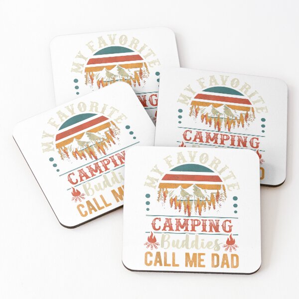 Item preview, My Favorite Camping Buddies Call Me Dad Funny Father Sayings T-Shirt designed and sold by kevincuellar.
