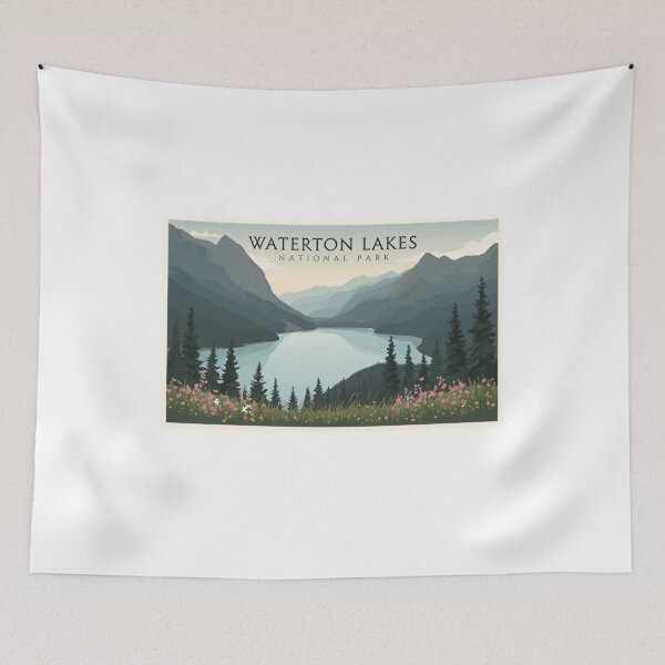 Item preview, Waterton Lakes National Park Canadian Travel Nature Hiking designed and sold by Simsimah26Parks.