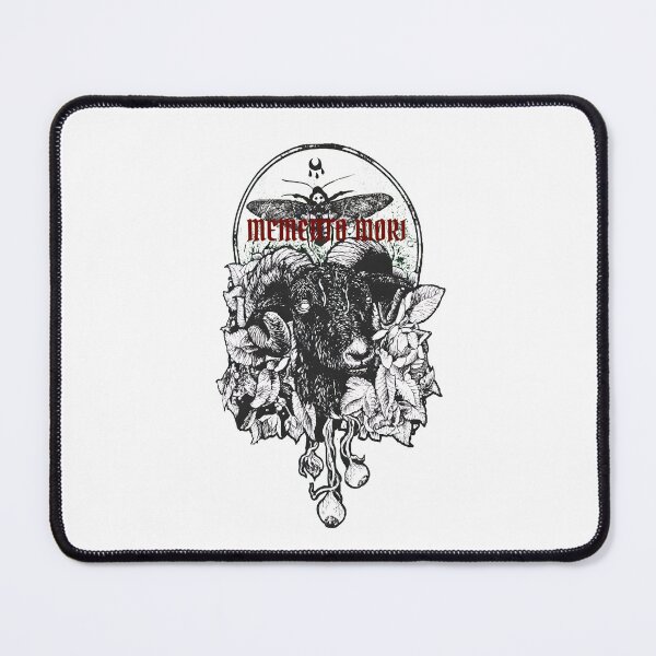 Item preview, Occult Rams Moth Engraving Gothic Dark designed and sold by hardsuppodopo.