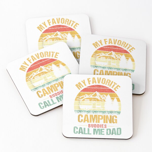 Item preview, My Favorite Camping Buddies Call Me Dad Vintage Fathers Day T-Shirt designed and sold by KTY-NUSS.