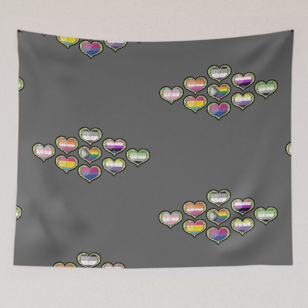 Item preview, Pride Heart Containers (Twilight Princess) designed and sold by Kitsuneki94.
