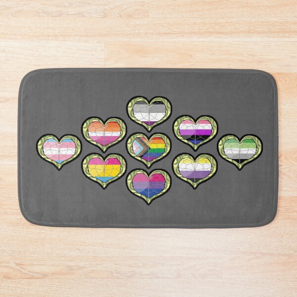 Item preview, Pride Heart Containers (Twilight Princess) designed and sold by Kitsuneki94.