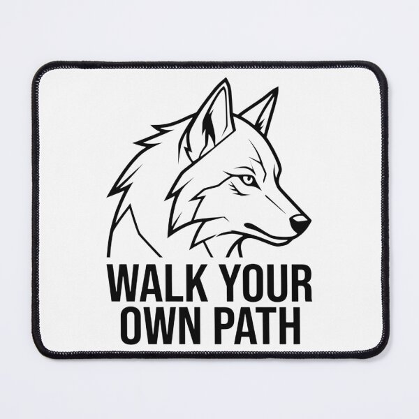 Item preview, Lone Wolf Shirt – Walk Your Own Path Anime Inspired Graphic Tee designed and sold by AD-NOVA!!!.
