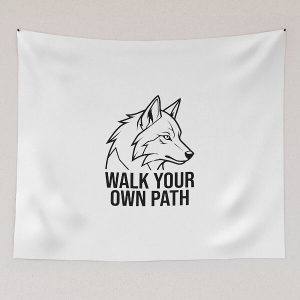 Item preview, Lone Wolf Shirt – Walk Your Own Path Anime Inspired Graphic Tee designed and sold by AD-NOVA!!!.