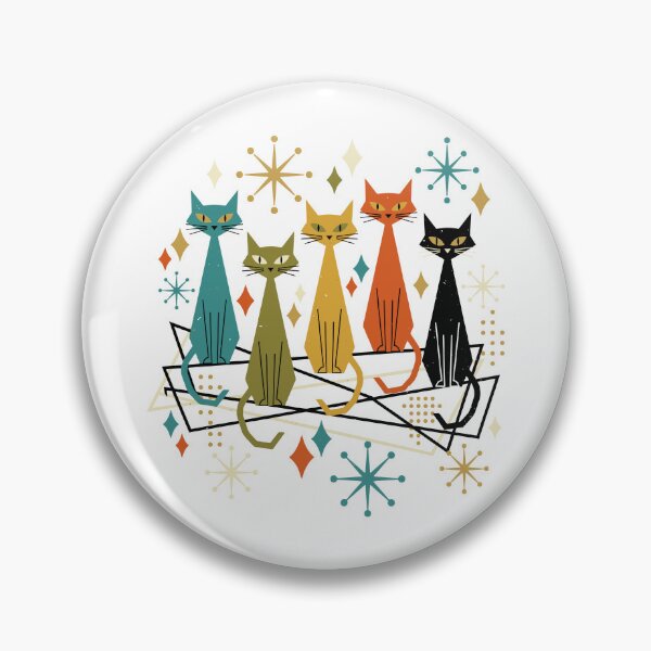 Item preview, Mid Century Atomic Cat designed and sold by Lbeck1869.