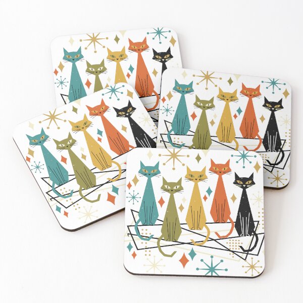 Item preview, Mid Century Atomic Cat designed and sold by Lbeck1869.