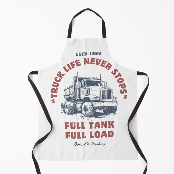 Item preview, TRuck Life Never Stop t shirt_Retro Trucker Graphic Gift designed and sold by Meharshop.