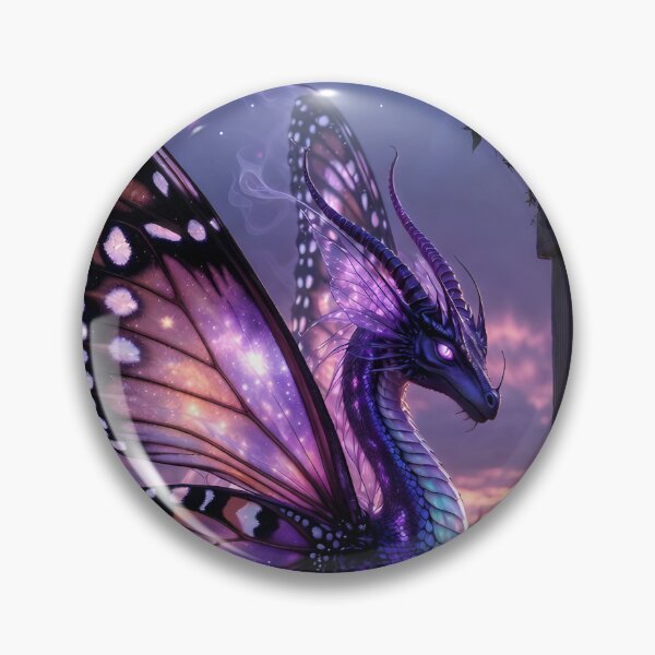 Item preview, Twilight Monarch | Celestial Butterfly Dragon Fantasy Art designed and sold by Stubblejumper Artworks.