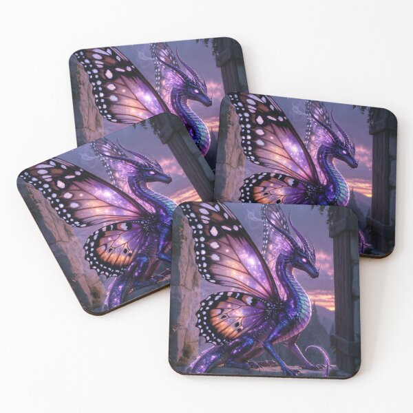 Item preview, Twilight Monarch | Celestial Butterfly Dragon Fantasy Art designed and sold by Stubblejumper Artworks.