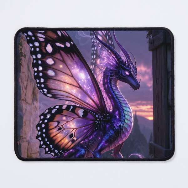 Item preview, Twilight Monarch | Celestial Butterfly Dragon Fantasy Art designed and sold by Stubblejumper Artworks.