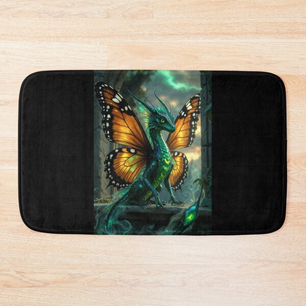 Item preview, Emerald Monarch | Butterfly Dragon Fantasy Art designed and sold by Stubblejumper Artworks.