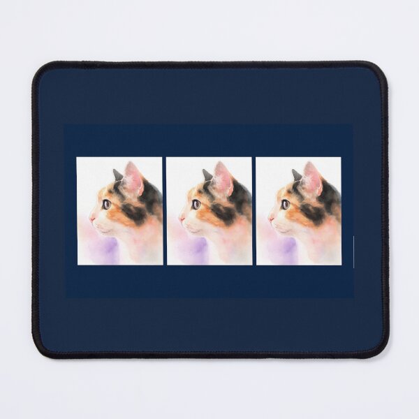 Item preview, Watercolor Calico Cat Profile designed and sold by amusefullife.
