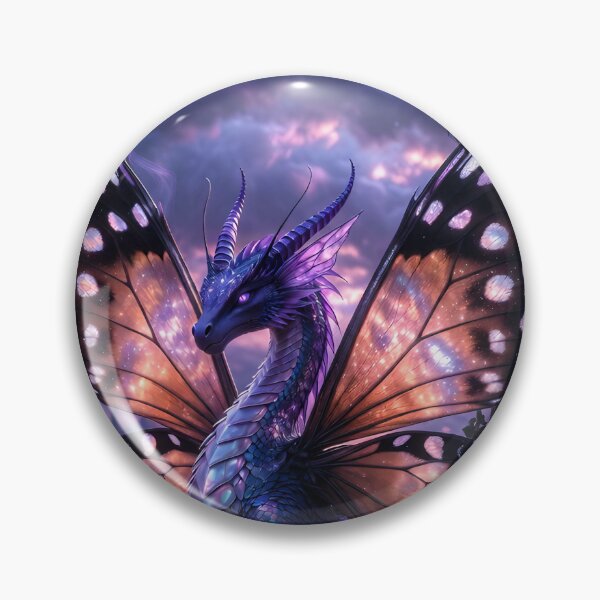 Item preview, Vesperwing | Celestial Butterfly Dragon Fantasy Art designed and sold by Stubblejumper Artworks.