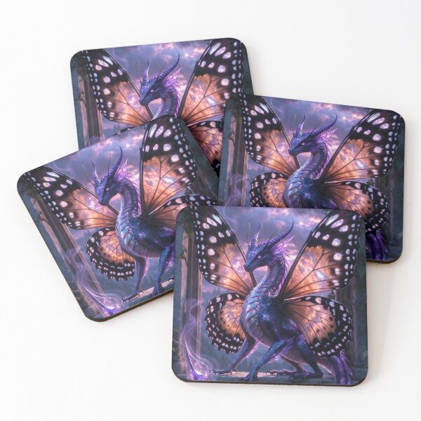 Item preview, Vesperwing | Celestial Butterfly Dragon Fantasy Art designed and sold by Stubblejumper Artworks.