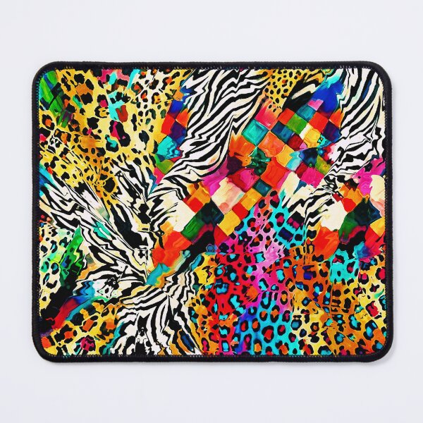 Item preview, Vibrant Animal Print Collage designed and sold by Natalie Holland.