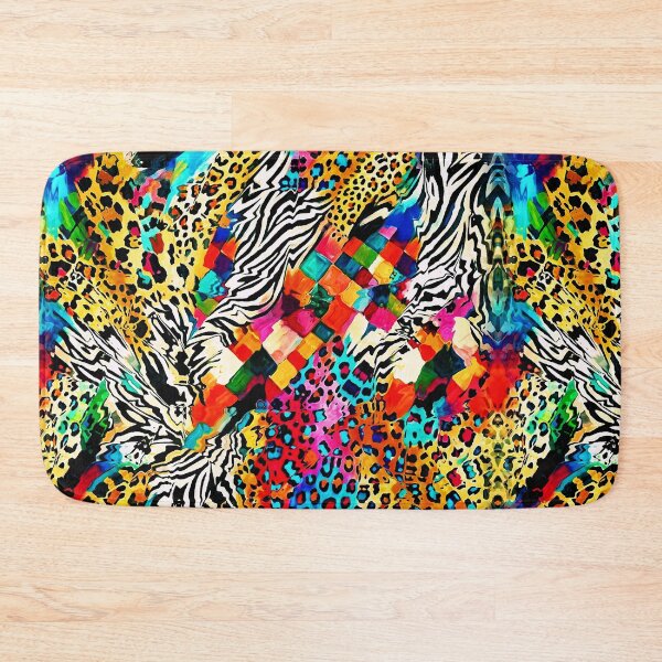 Item preview, Vibrant Animal Print Collage designed and sold by Natalie Holland.