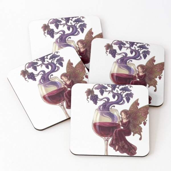 Item preview, Cute Red Wine Fairy Aesthetic designed and sold by Pure Art .