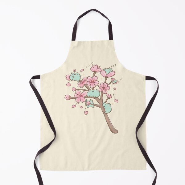 Item preview, Cute Frogs on Cherry Blossom Branch - Springtime Sakura Frogs designed and sold by ShyHomebodyClub.
