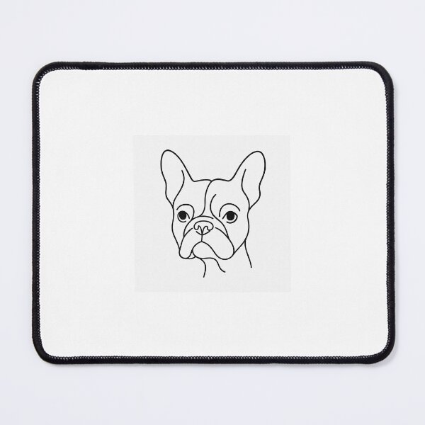 Item preview, Minimalist Frenchie Outline designed and sold by MuttAboutYou.